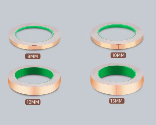 Die-cut conductive sponge strips