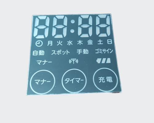 Screen printing processing washing machine transparent window panel