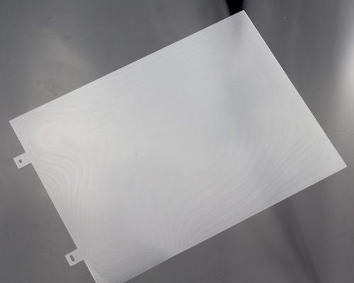 Transparent PVC or PET insulating gasket