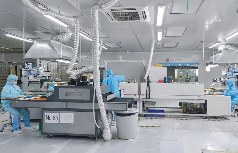 Acrylic/PET button panel