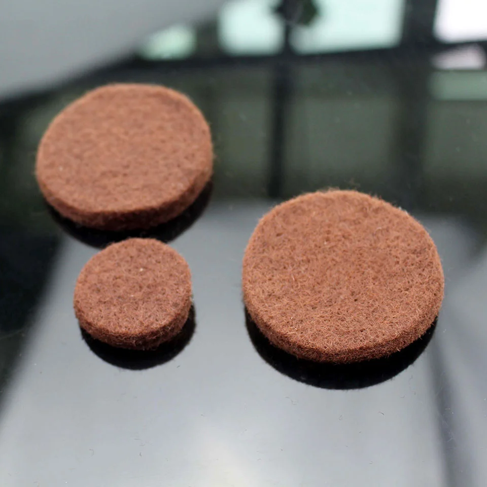 Die-cutting thickened felt gasket