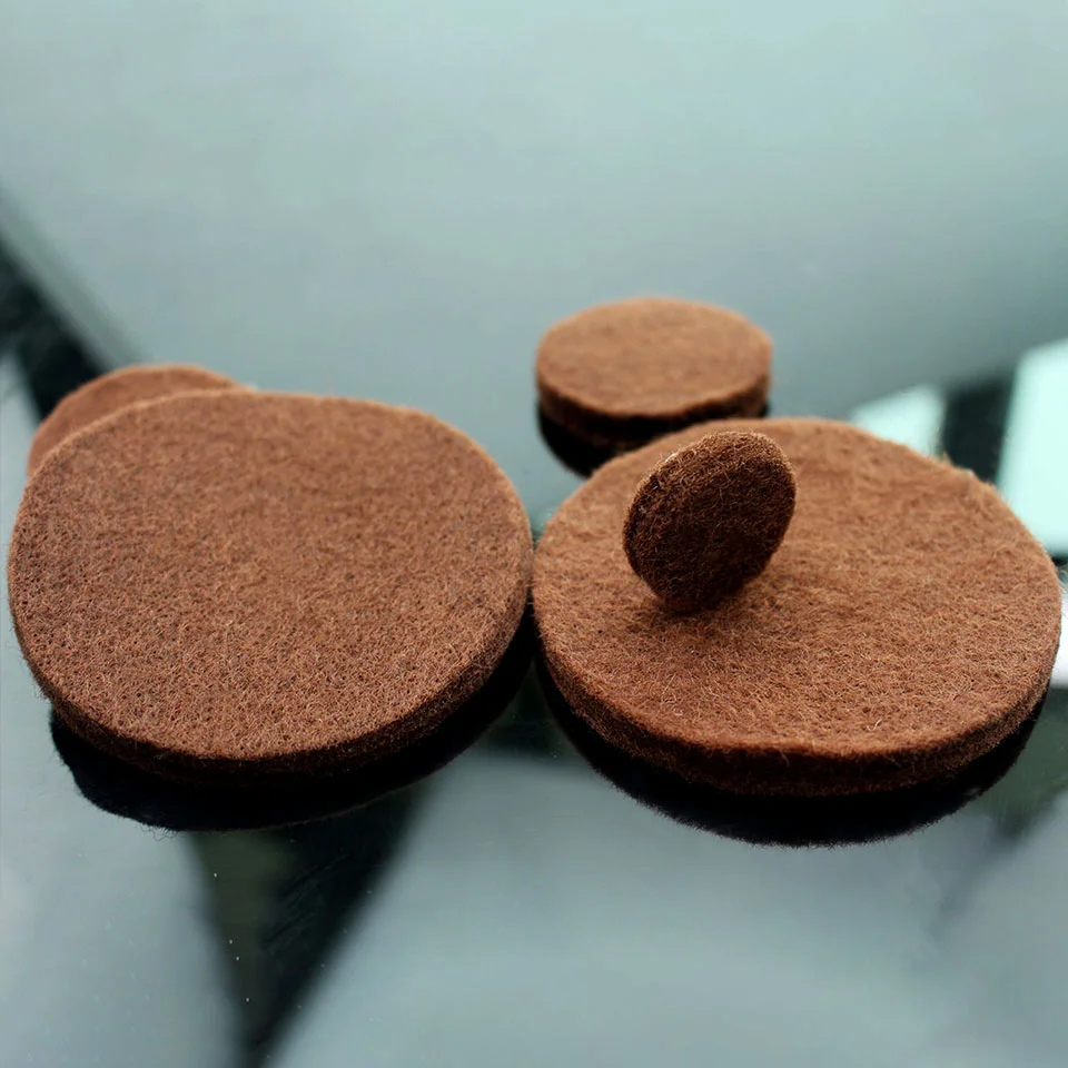 Die-cutting thickened felt gasket