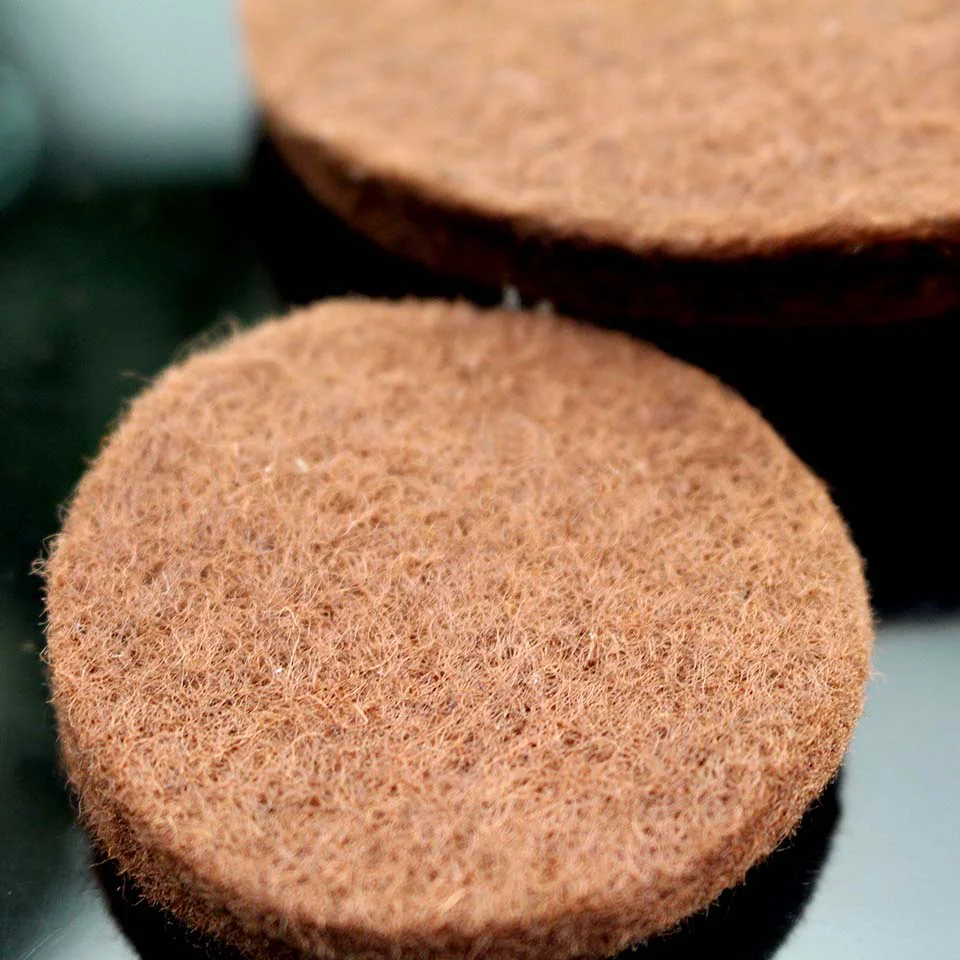 Die-cutting thickened felt gasket