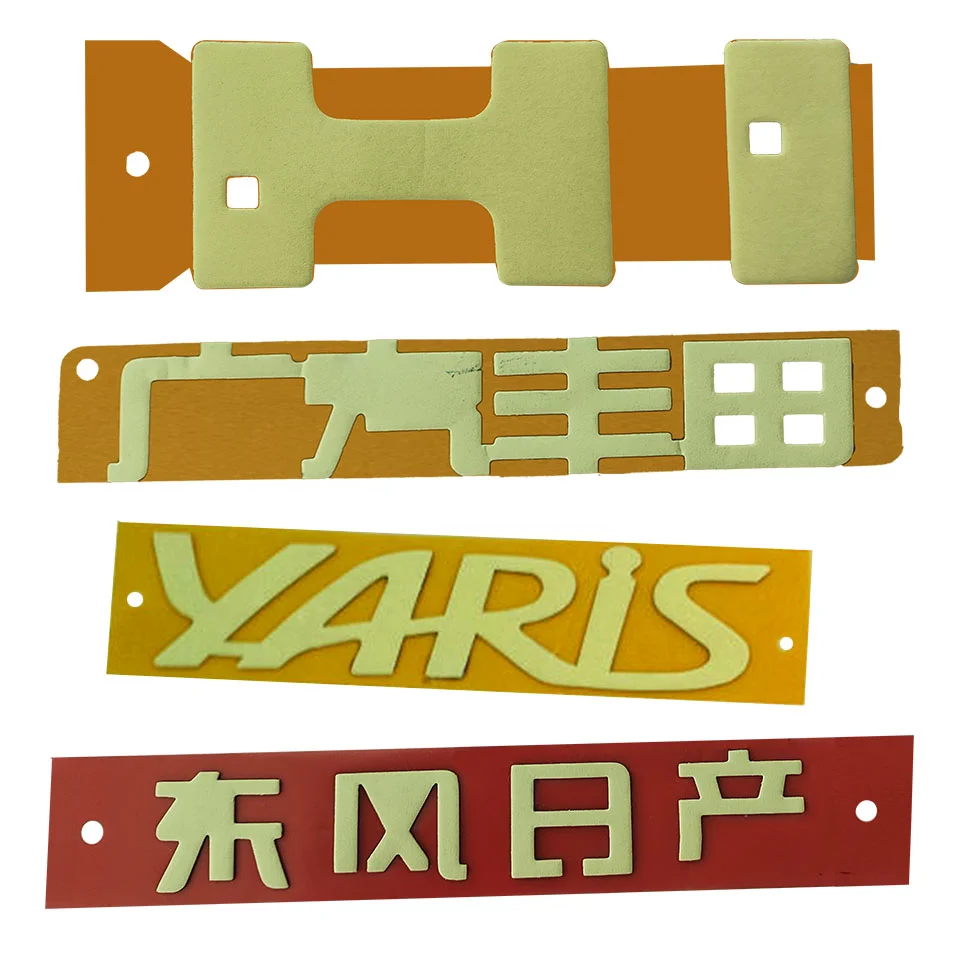 Double sided tape die-cutting custom car logo double-sided tape