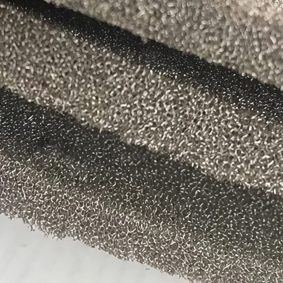 Die-cut conductive sponge strips