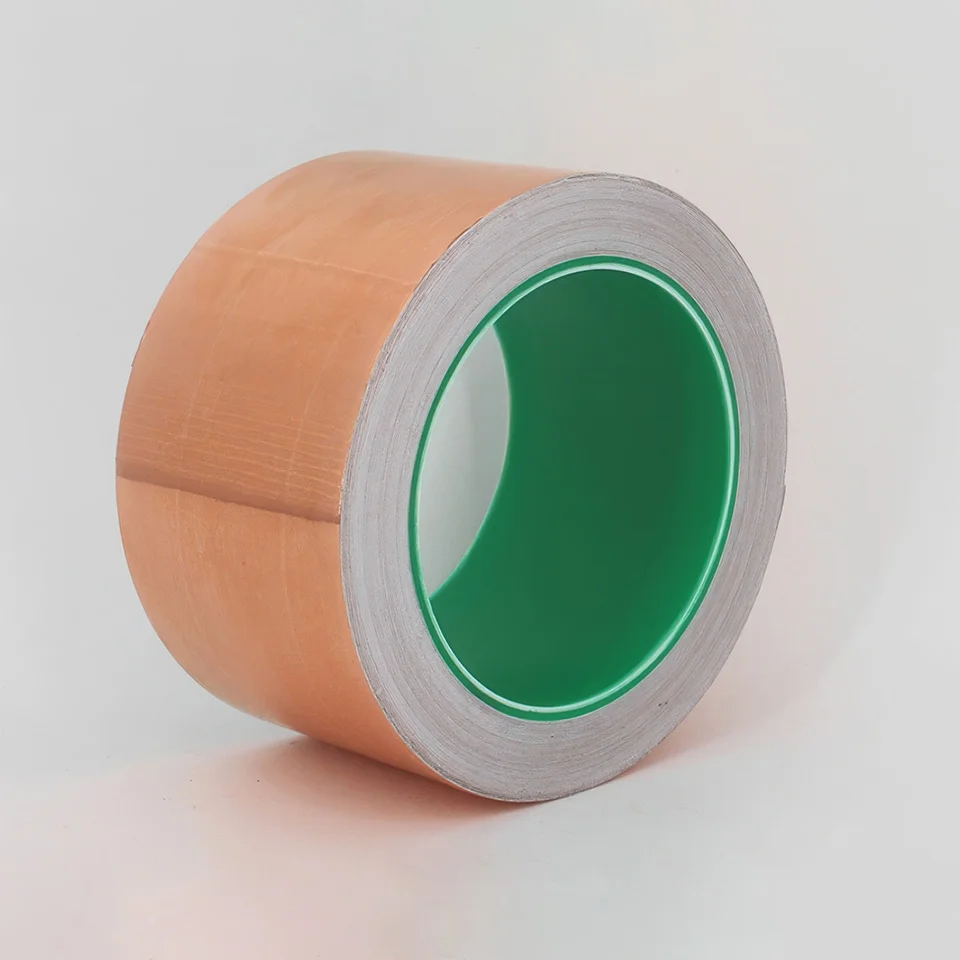 Adhesive-backed conductive high-shielding copper foil tape