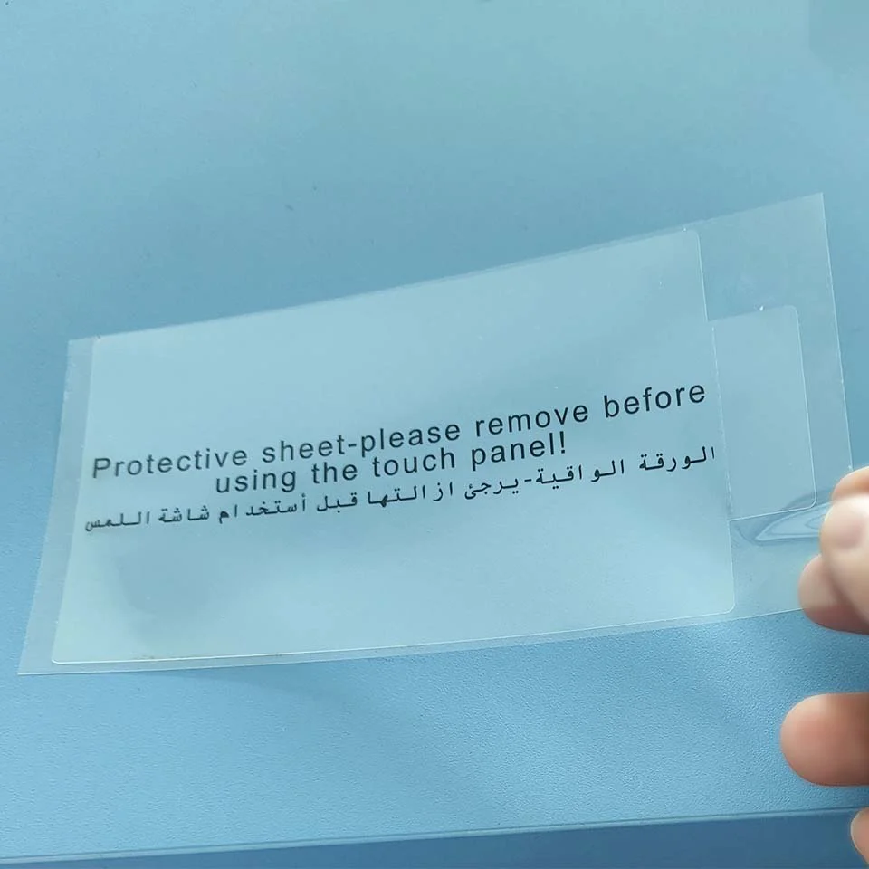 PET or PVC transparent printed labels