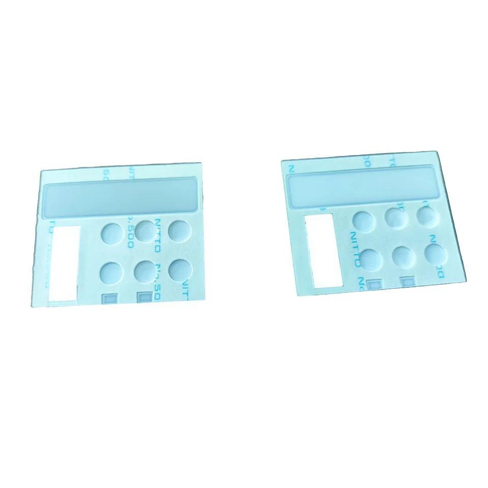 PET button window panel