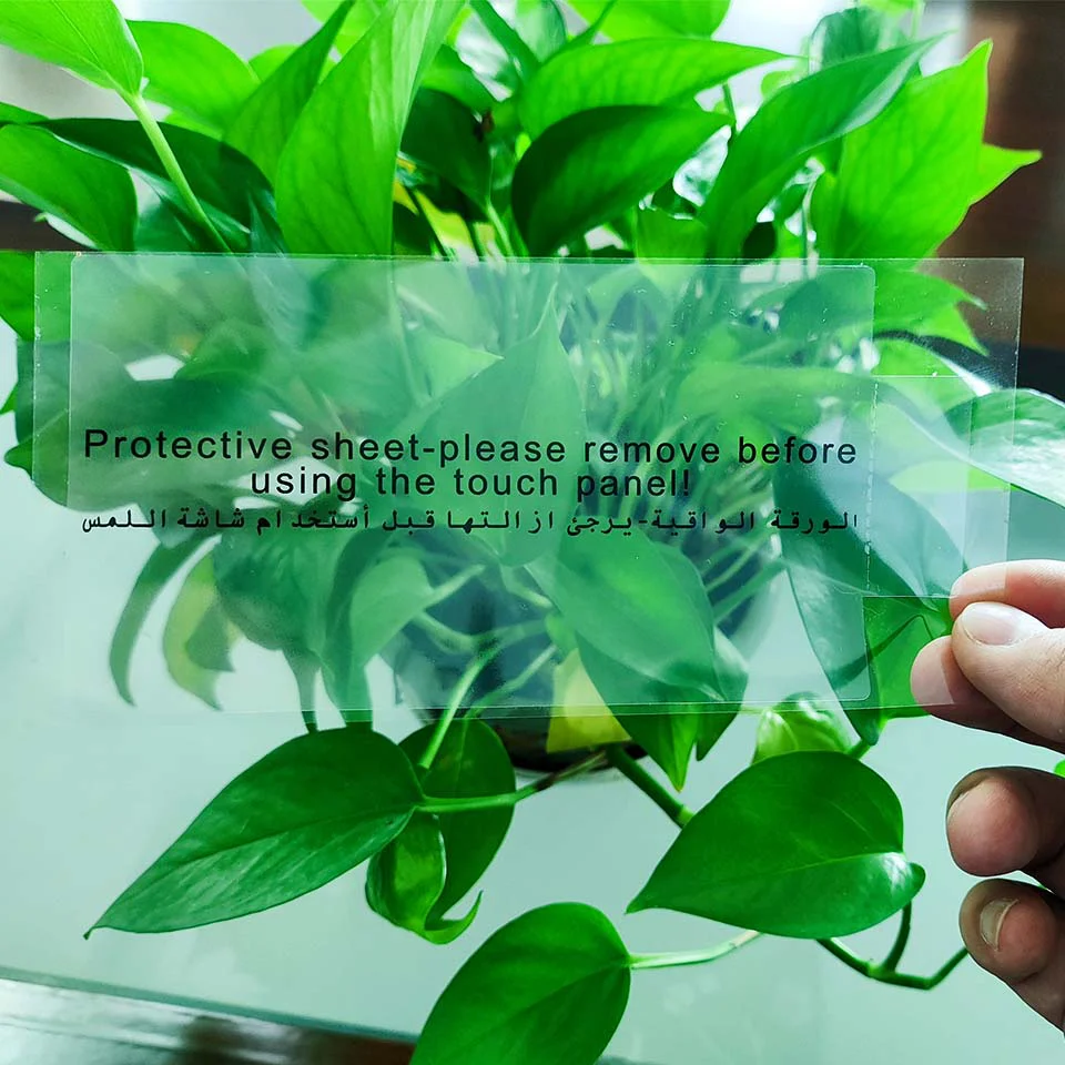 PET or PVC transparent printed labels