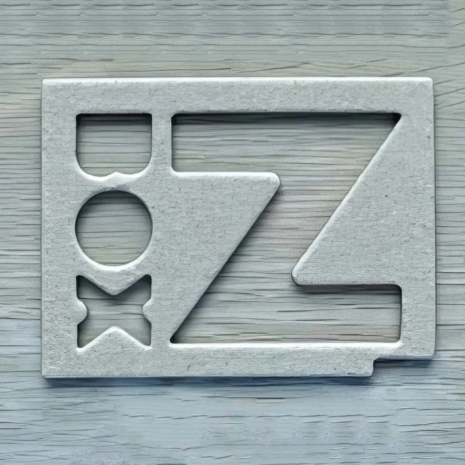 Signage positioning sponge positioning cardboard